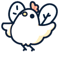 Cute Magical Chicken Pink Yellow Hand Cursor