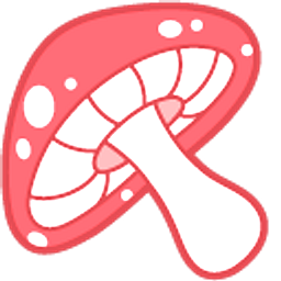 Cute Mushroom and Mushroom Cow Red Pink Arrow Cursor