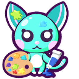Cute Noki Artist Green Hand Cursor
