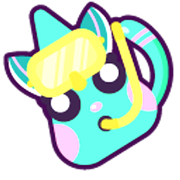 Cute Noki Diver Green Arrow Cursor