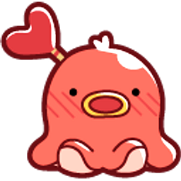 Cute Red Octopus Sausage Red Arrow Cursor