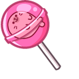 Cute Shark and Lollipop Arrow Cursor