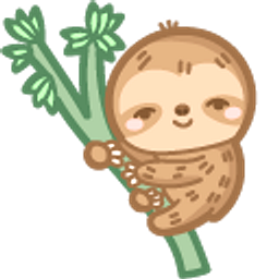 Cute Sloth Sleeping Brown Arrow Cursor