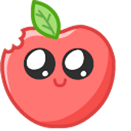 Cute Worm and Apple Red Hand Cursor