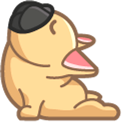 Cute Yoga Bulldog Arrow Cursor
