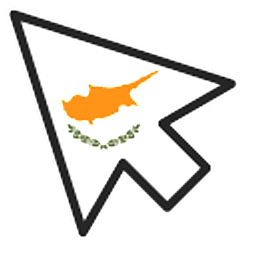 Cyprus Flag White Arrow Cursor