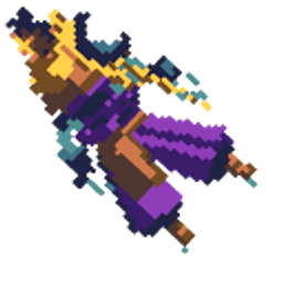 Dead Cells Cloud and Shaman Purple Arrow Cursor
