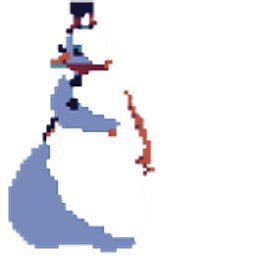 Dead Cells Winter Outfit White Snowman Hand Cursor