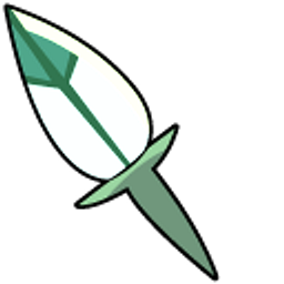 Deltarune Rudinn and Dagger Green Arrow Cursor