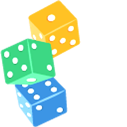 Dice Blue Green Yellow Hand Cursor