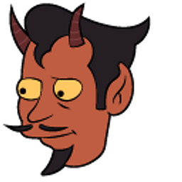 Disenchantment Satan and Fire Brown Red Hand Cursor