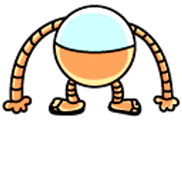 Dog Man 80-Hexotron Droidformigon Orange Hand Cursor