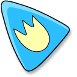 Dog Man Chief and Police Badge Blue Arrow Cursor
