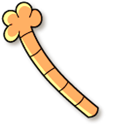 Dog Man Grampa Crud Orange Arrow Cursor
