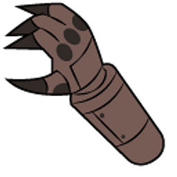 Ducktales Black Heron and Prosthetic Arm Brown Arrow Cursor