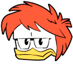 DuckTales Bubba the Cave Duck Orange Hand Cursor