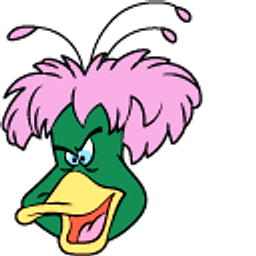 Ducktales Dr. Reginald Bushroot and Beetroot Purple Hand Cursor