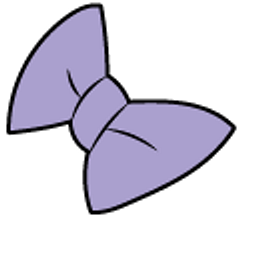 DuckTales Jane Purple Bow Tie Arrow Cursor