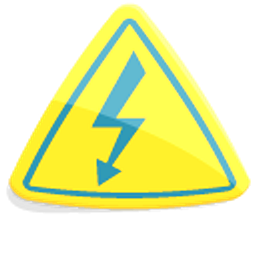 Electrician Yellow Electric Danger Hand Cursor