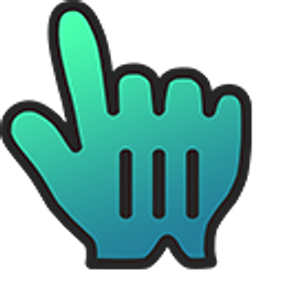 Emerald Gradient Hand Cursor