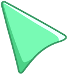 Emerald Green Arrow Cursor