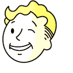 Fallout Vault Boy and Vault-Tec Logo Yellow Hand Cursor