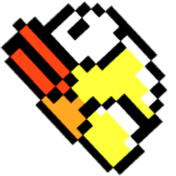 Flappy Bird Yellow Arrow Cursor