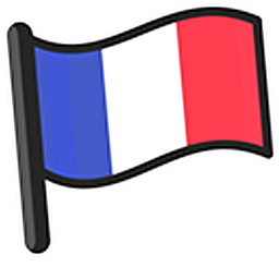 France Flag Hand Cursor