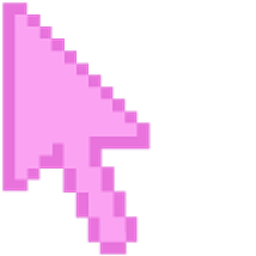 French Mauve Pixel Purple Pink Arrow Cursor