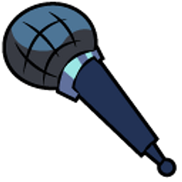 Friday Night Funkin' Suit Black Microphone Arrow Cursor