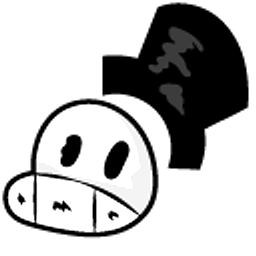 Friday Night Funkin' Suit Black Top Hat Hand Cursor