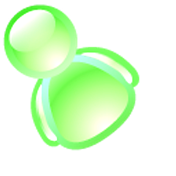 Frutiger Aero People Green Arrow Cursor