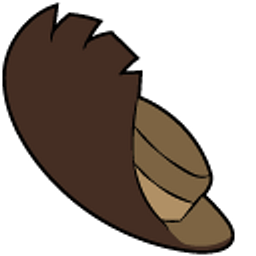 Futurama Old Man Waterfall and Cowboy Hat Brown Arrow Cursor