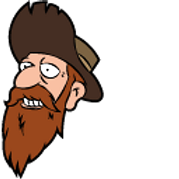 Futurama Old Man Waterfall and Cowboy Hat Brown Hand Cursor