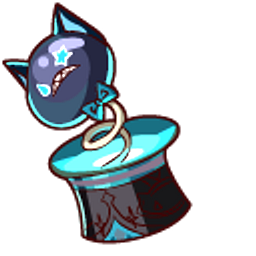 Genshin Impact Lynette and Bogglecat Box Blue Arrow Cursor