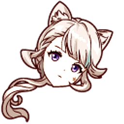 Genshin Impact Lynette and Bogglecat Box Brown Hand Cursor