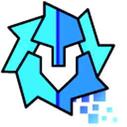 Geometry Dash Cube 54 and Ball 28 Blue Hand Cursor