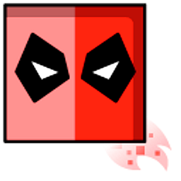 Geometry Dash Cube 56 and Ship 47 Red Arrow Cursor
