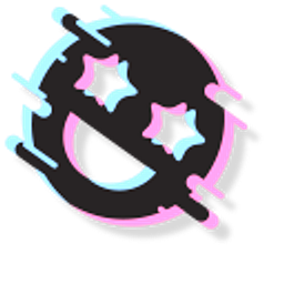 Glitch Emoticon Black Arrow Cursor