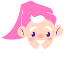 Gnome and Lantern Pink Hat pointer