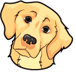 Golden Retriever Arrow Cursor