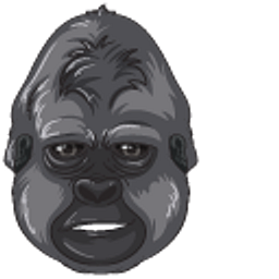 Gorilla Black Hand Cursor