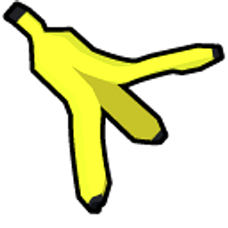 Gorilla Tag Gorilla and Banana Yellow Arrow Cursor