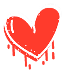 Graffiti and Heart Red Hand Cursor