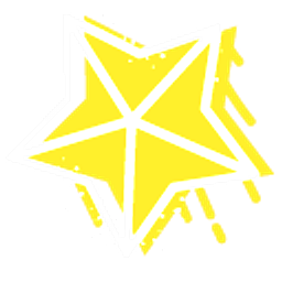 Graffiti Crown and Star Yellow Arrow Cursor