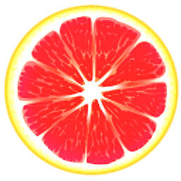 Grapefruit Red Yellow Orange Hand Cursor