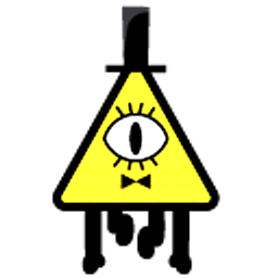 Gravity Falls Bill Cipher Hand Cursor