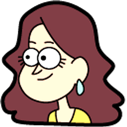 Gravity Falls Woman in Yellow Hand Cursor