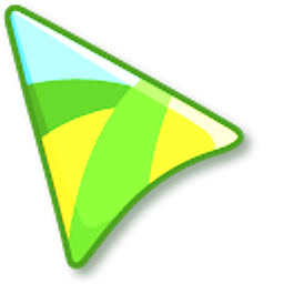 Green Grass and Yellow Flower Fields Arrow Cursor