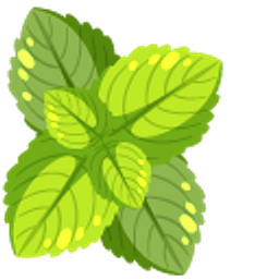 Green Mint Leaves Green Hand Cursor